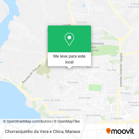 Churrasquinho da Vera e Chica mapa