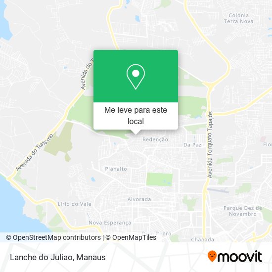 Lanche do Juliao mapa