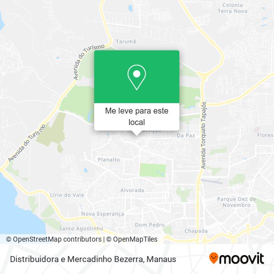 Distribuidora e Mercadinho Bezerra mapa