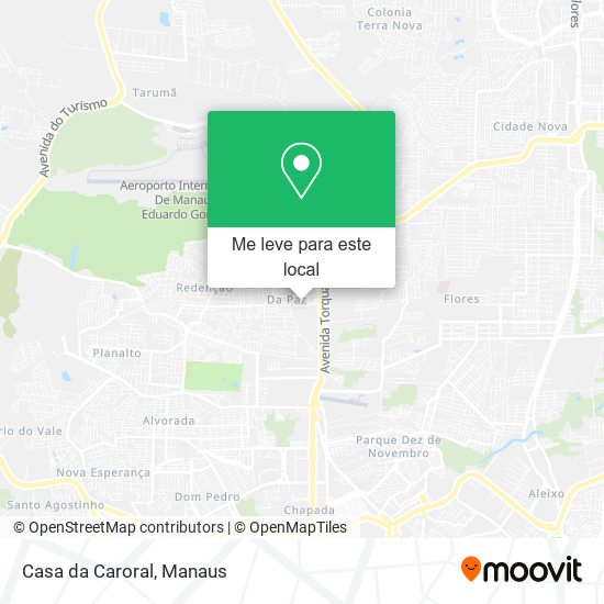 Casa da Caroral mapa