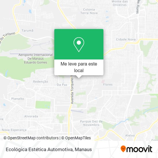 Ecológica Estética Automotiva mapa