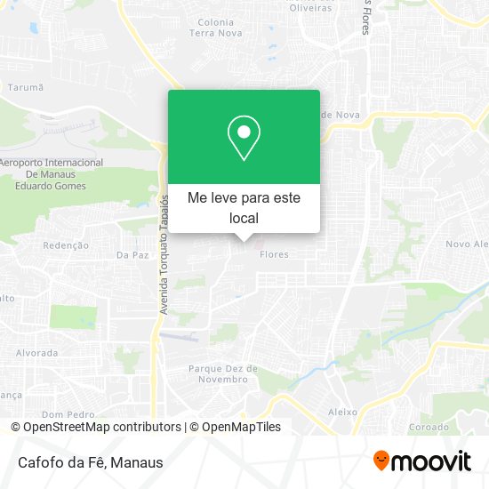 Cafofo da Fê mapa