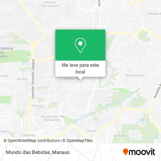 Mundo das Bebidas mapa