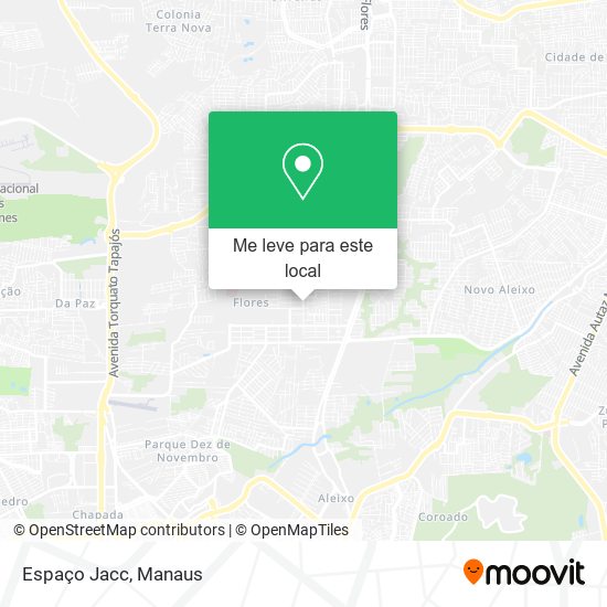 Espaço Jacc mapa