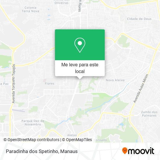 Paradinha dos Spetinho mapa