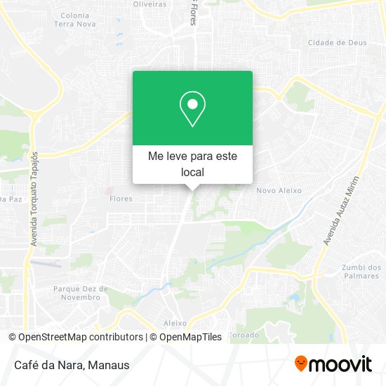 Café da Nara mapa
