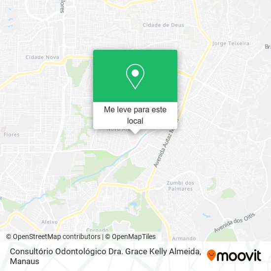 Consultório Odontológico Dra. Grace Kelly Almeida mapa