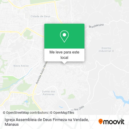 Igreja Assembleia de Deus Firmeza na Verdade mapa