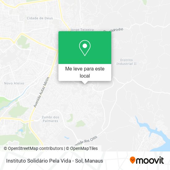 Instituto Solidário Pela Vida - Sol mapa