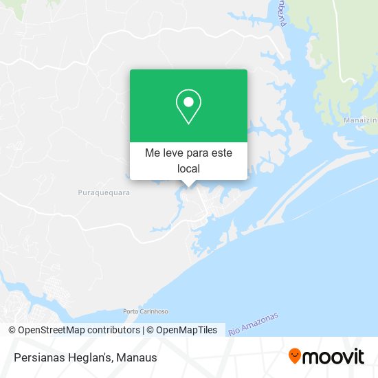 Persianas Heglan's mapa