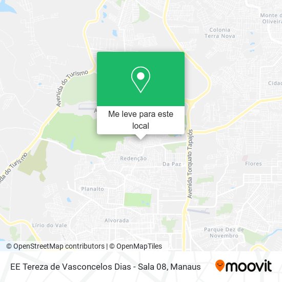 EE Tereza de Vasconcelos Dias - Sala 08 mapa