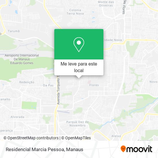 Residencial Marcia Pessoa mapa