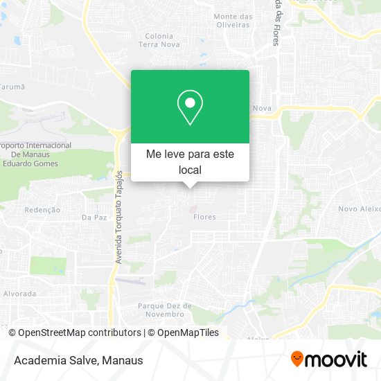 Academia Salve mapa