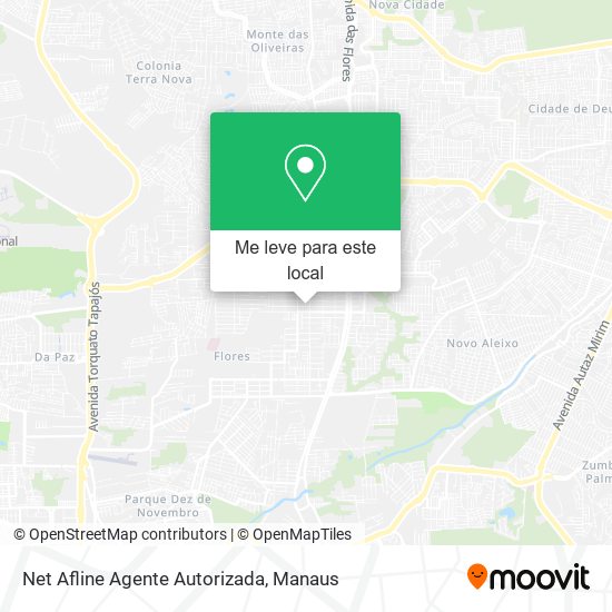 Net Afline Agente Autorizada mapa