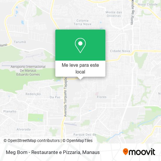 Meg Bom - Restaurante e Pizzaria mapa