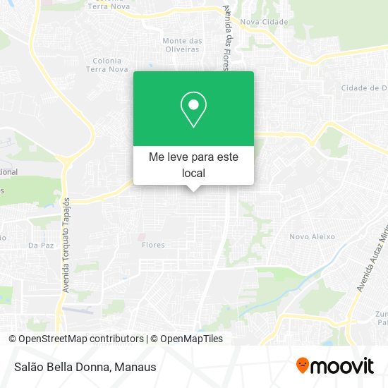 Salão Bella Donna mapa