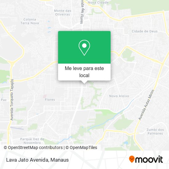 Lava Jato Avenida mapa