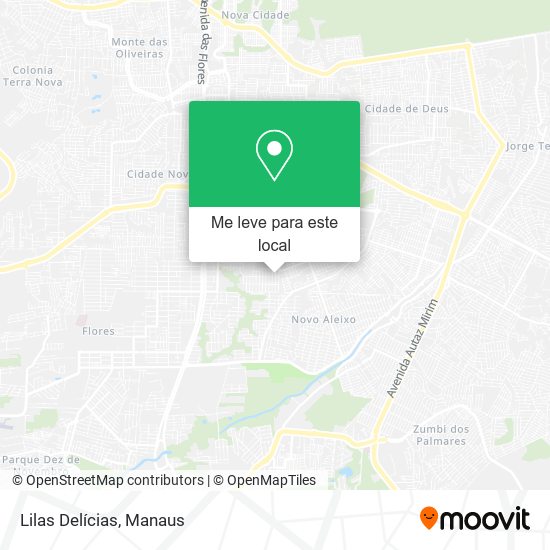 Lilas Delícias mapa