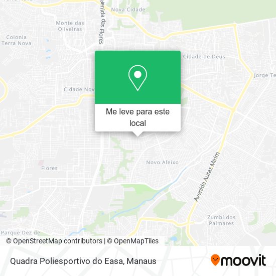 Quadra Poliesportivo do Easa mapa