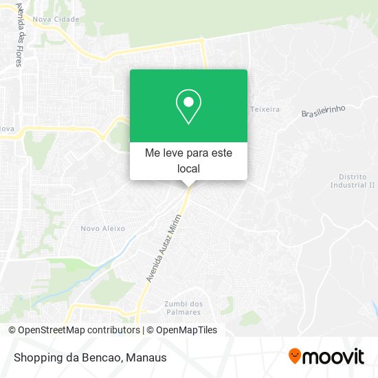 Shopping da Bencao mapa