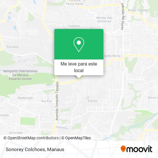 Sonorey Colchoes mapa