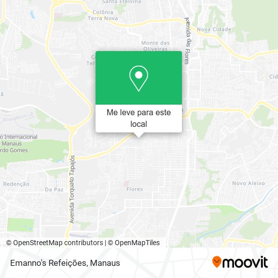 Emanno's Refeições mapa