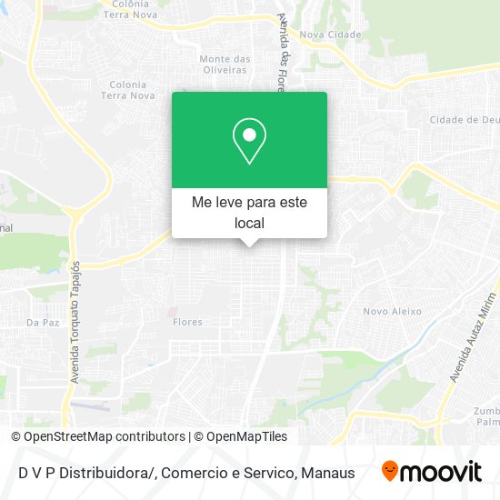 D V P Distribuidora / , Comercio e Servico mapa