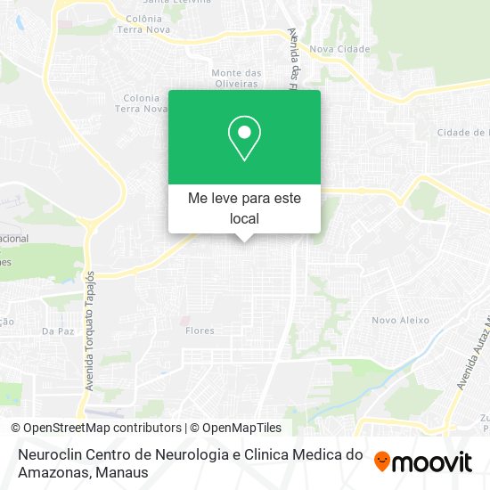 Neuroclin Centro de Neurologia e Clinica Medica do Amazonas mapa