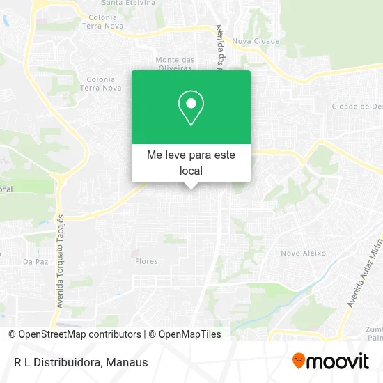 R L Distribuidora mapa