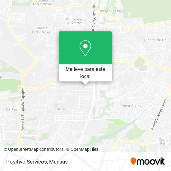 Positivo Servicos mapa