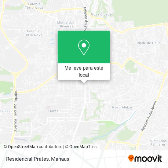 Residencial Prates mapa