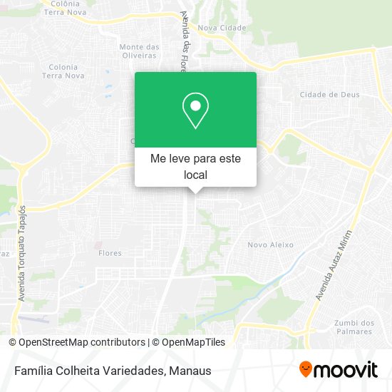 Família Colheita Variedades mapa