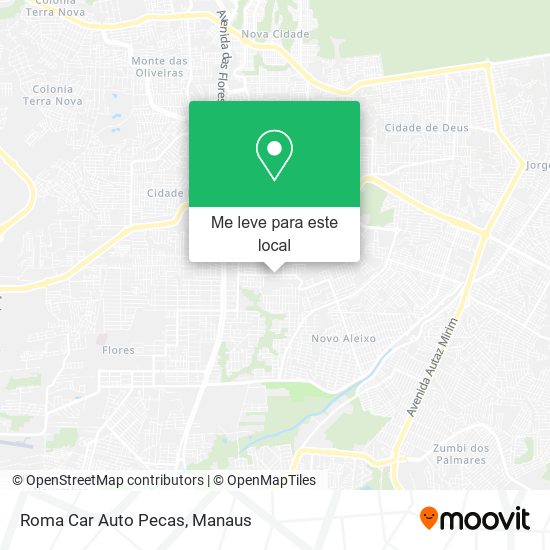 Roma Car Auto Pecas mapa