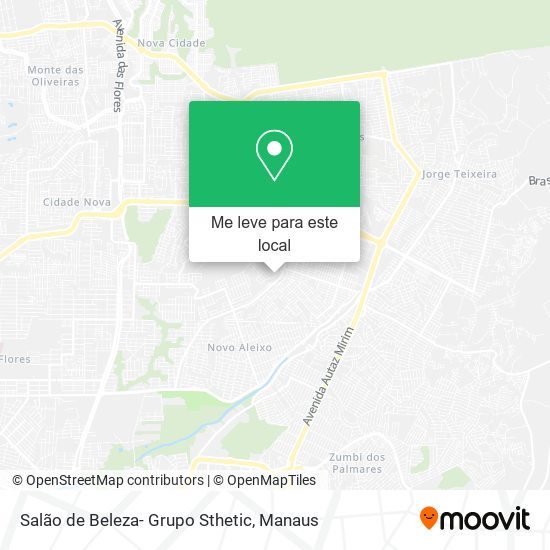 Salão de Beleza- Grupo Sthetic mapa