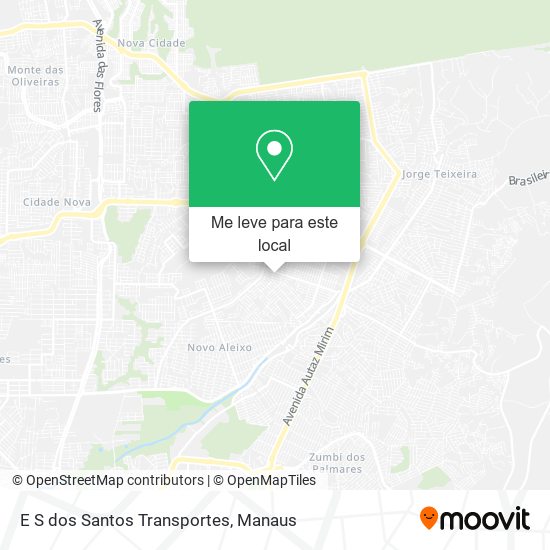 E S dos Santos Transportes mapa