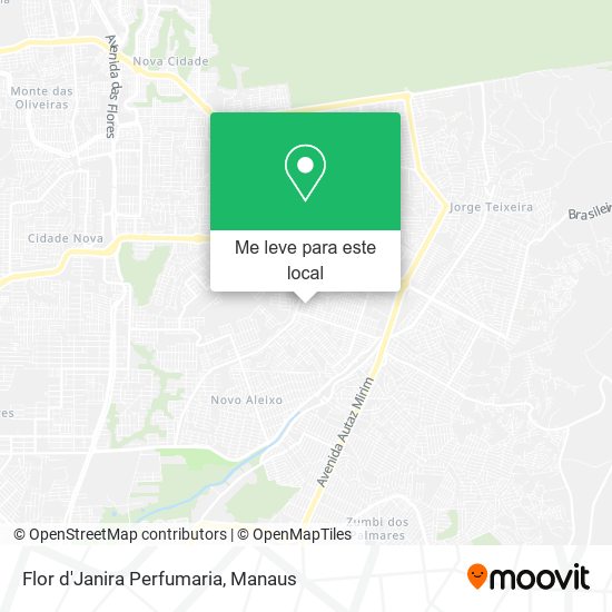 Flor d'Janira Perfumaria mapa