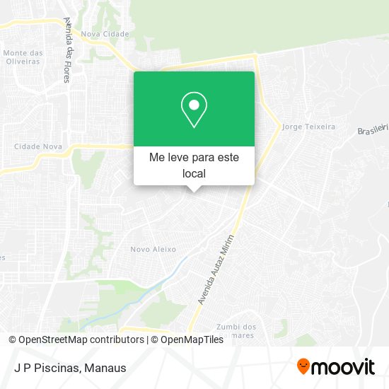 J P Piscinas mapa