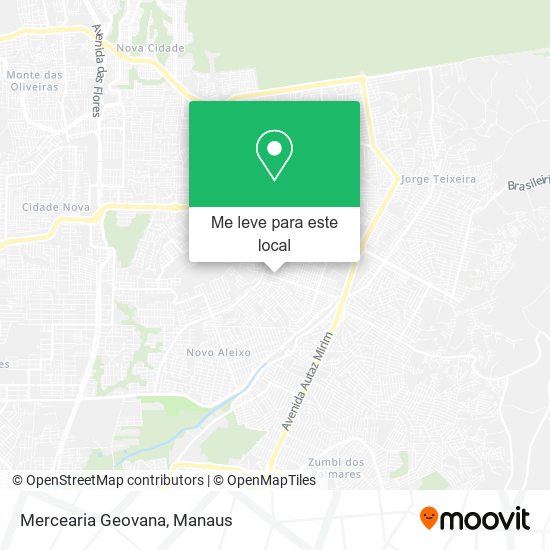 Mercearia Geovana mapa