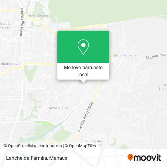 Lanche da Familia mapa