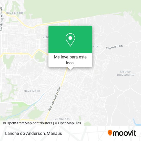 Lanche do Anderson mapa
