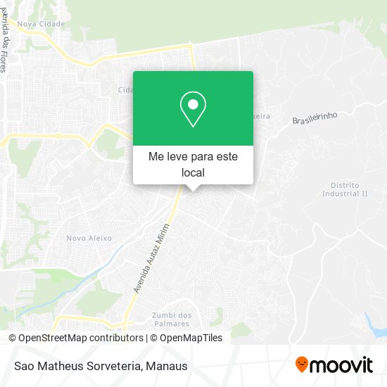 Sao Matheus Sorveteria mapa