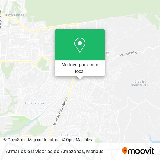 Armarios e Divisorias do Amazonas mapa