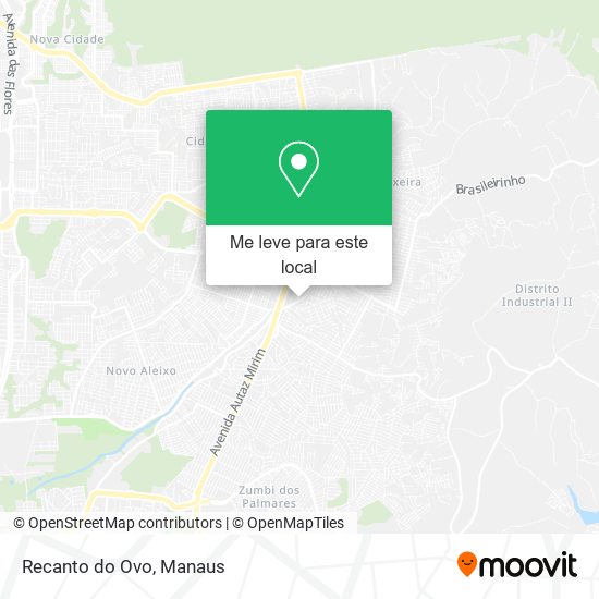 Recanto do Ovo mapa