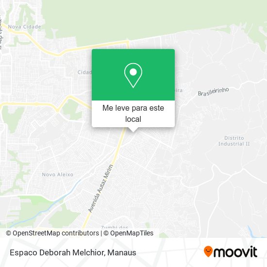 Espaco Deborah Melchior mapa