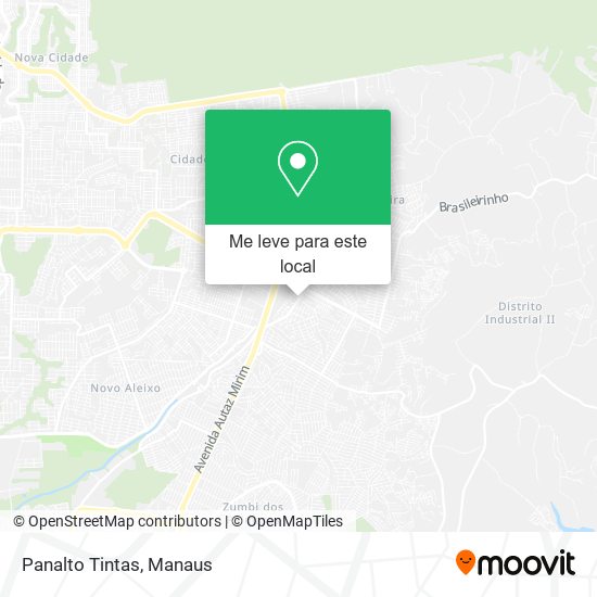 Panalto Tintas mapa