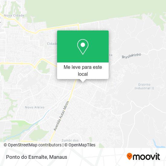 Ponto do Esmalte mapa