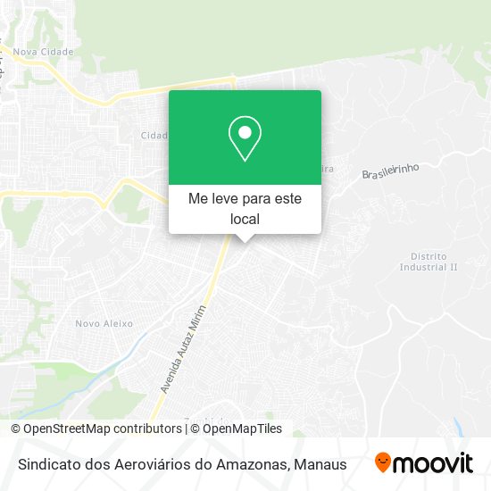 Sindicato dos Aeroviários do Amazonas mapa
