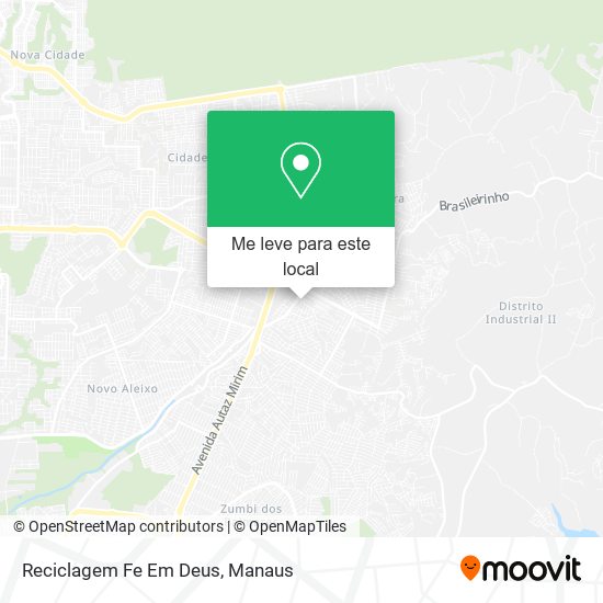 Reciclagem Fe Em Deus mapa