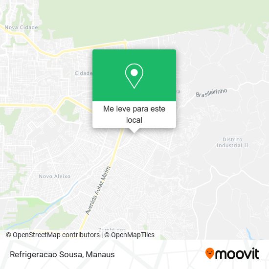 Refrigeracao Sousa mapa