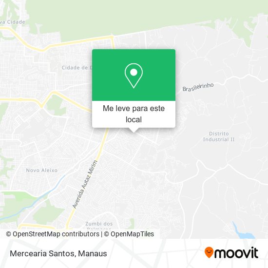 Mercearia Santos mapa